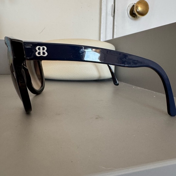 Balenciaga Navy Sunglasses main image 6